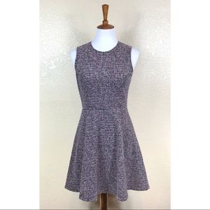 Theory Tillora K Prospect Tweed Fit & Flare Dress Size 6